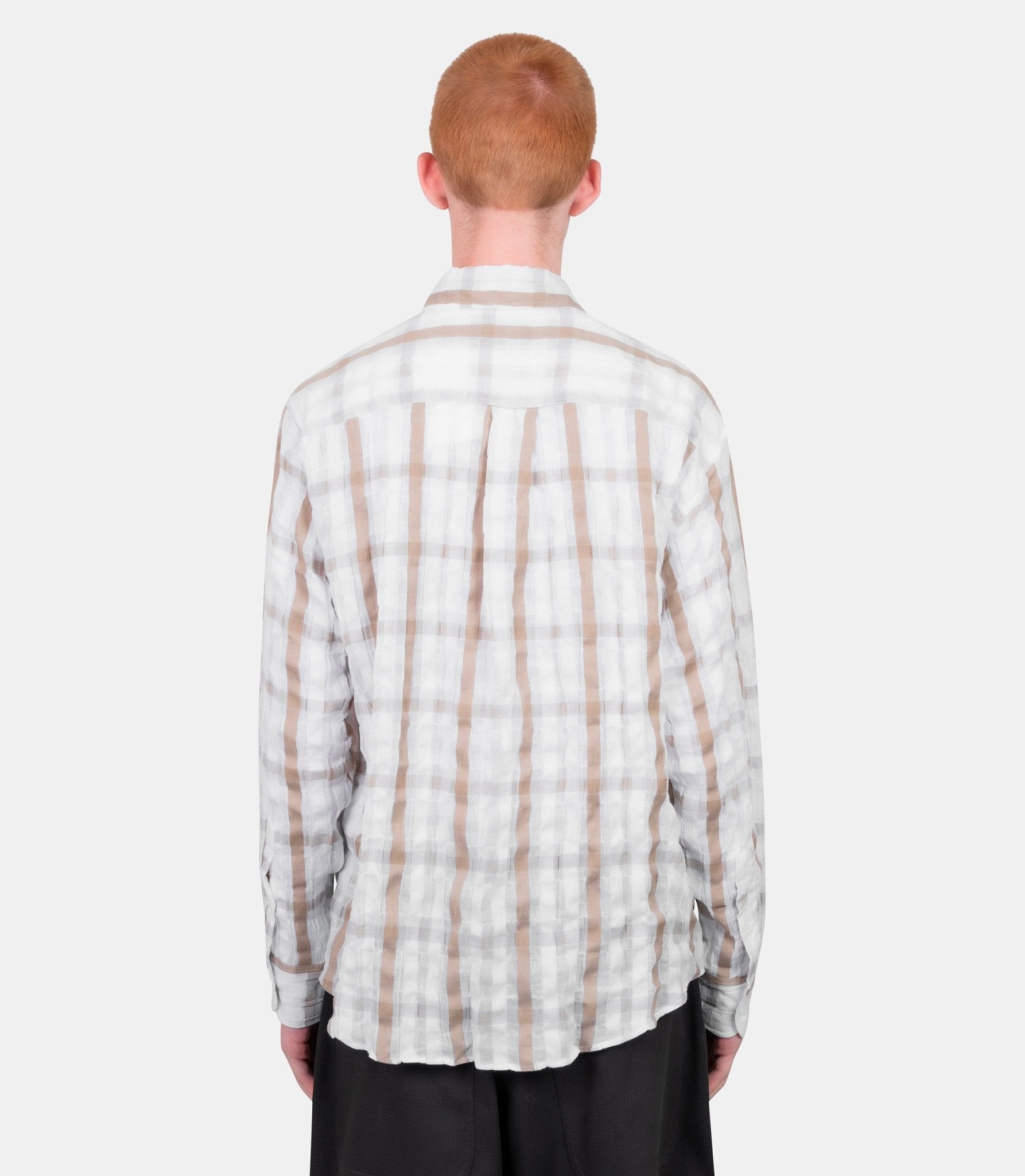 Chemise find - WHITE/SANDCHECK-S - Vous décidez