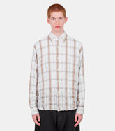 Chemise find - WHITE/SANDCHECK-S - Vous décidez