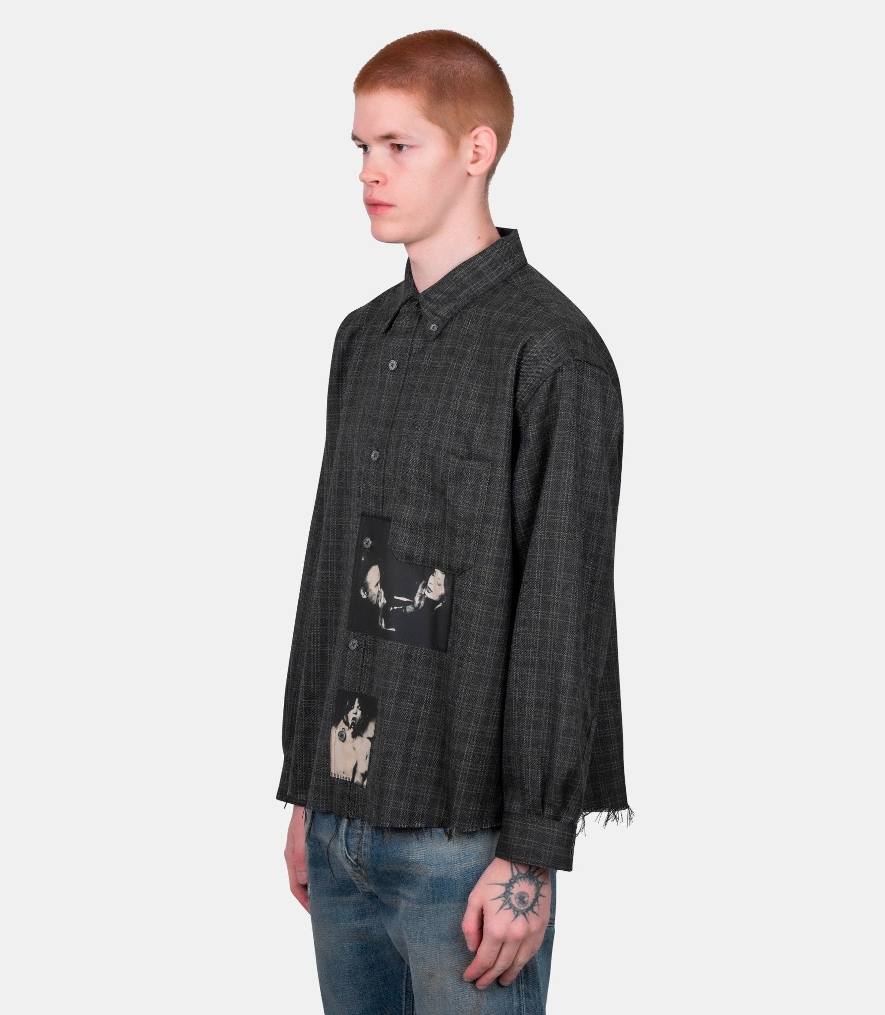 Chemise flannel assemblage - 060-306-M - Enfants riches déprimés