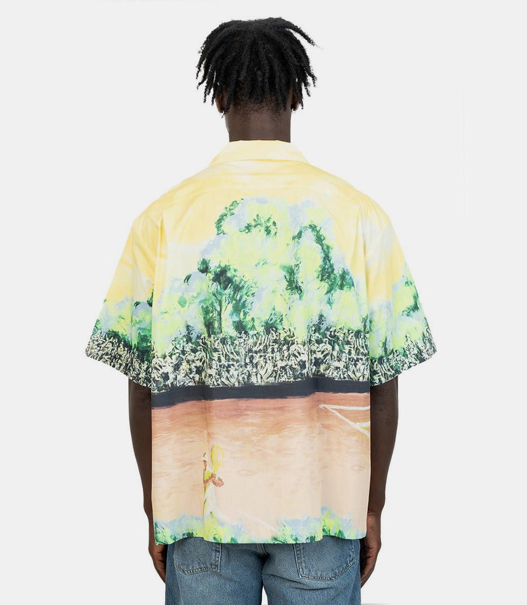 Chemise graphique ss - CH7469 - WH3 - S - Lacoste runway collection