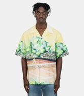Chemise graphique ssCH7469 - WH3 - SLacoste runway collection