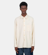 Chemise homespun tweed - A25AB02HT - ivorywhite - 4 - Auralee