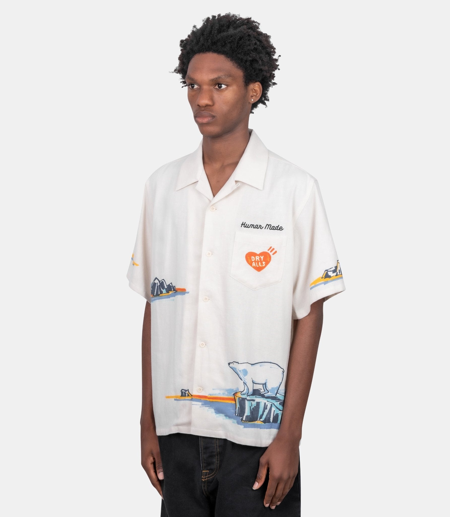 Chemise imprimé-HM31SH012WH-M-Human made