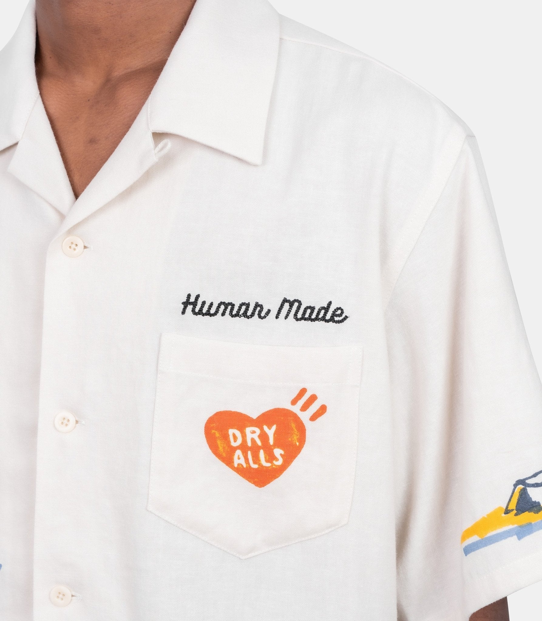 Chemise imprimé-HM31SH012WH-M-Human made