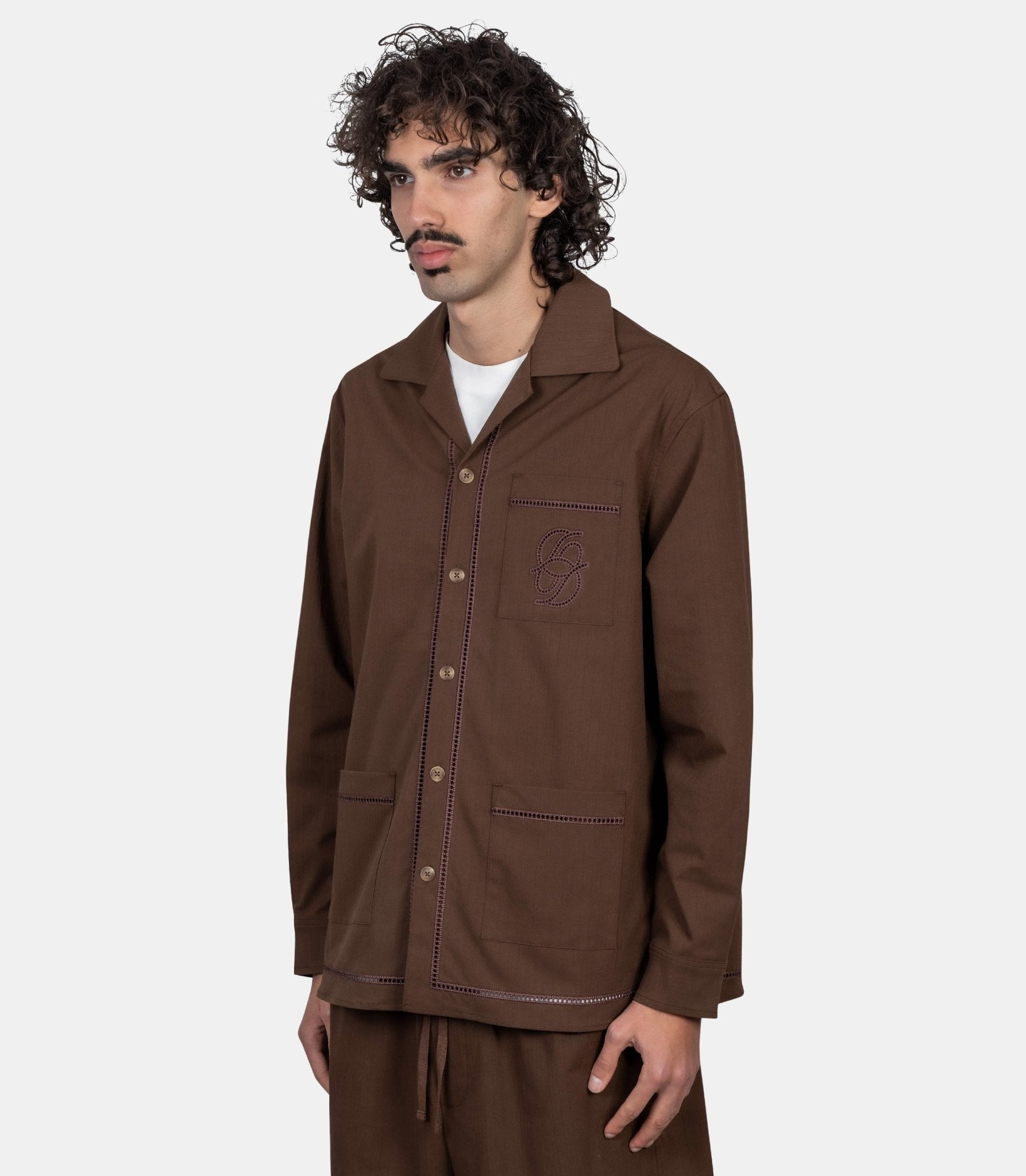 Chemise jour echelle - K-SH262-CO278-BN-S - Drôle de monsieur