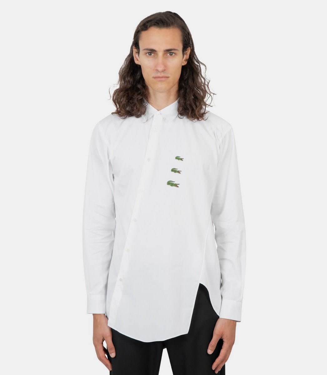 Chemise lacoste asymétriqueFL - B002 - W23 - FW23 - SComme des garçons shirt