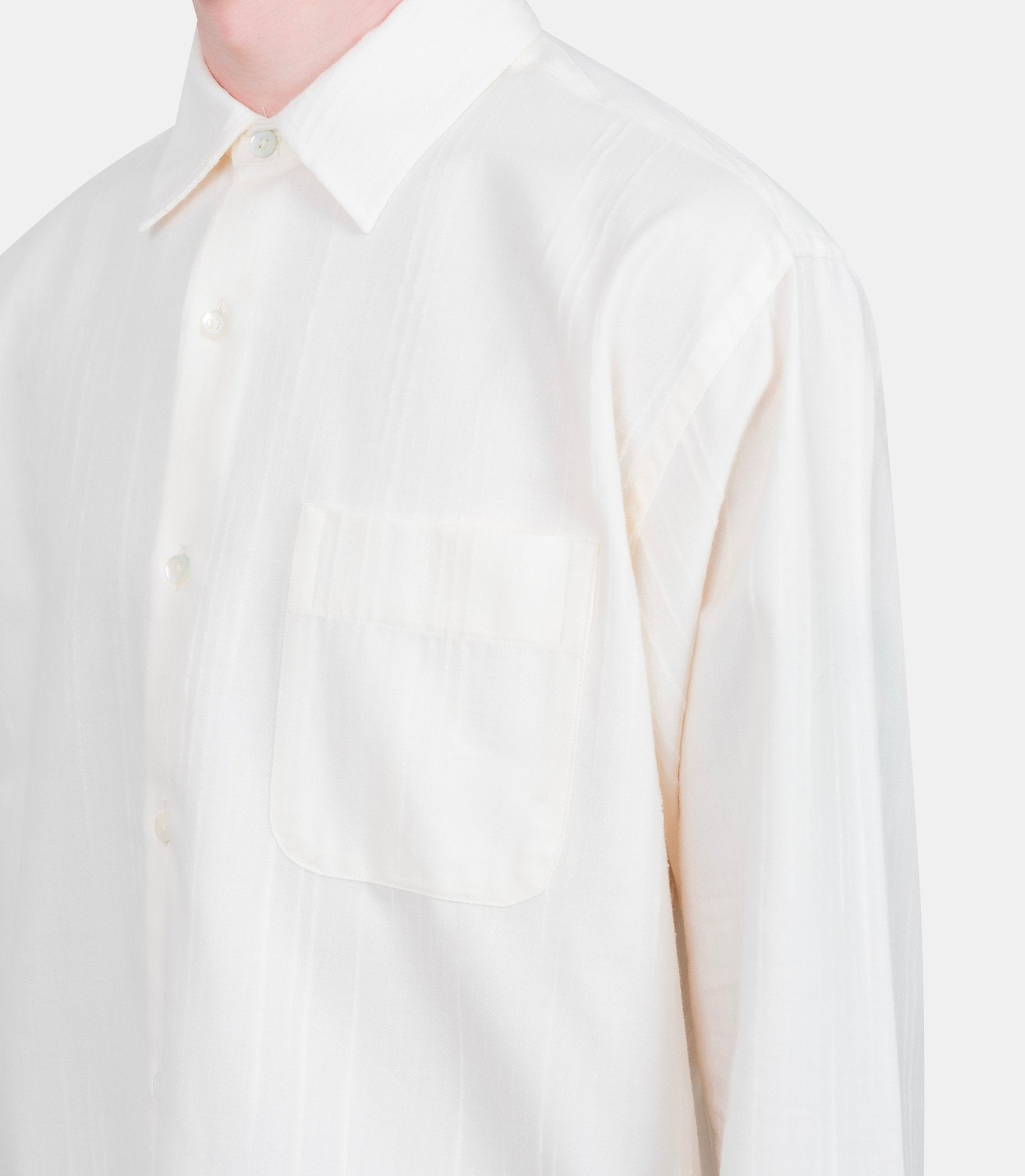 Chemise made - WHITESTRUCTURESTRIPE-S - Vous décidez