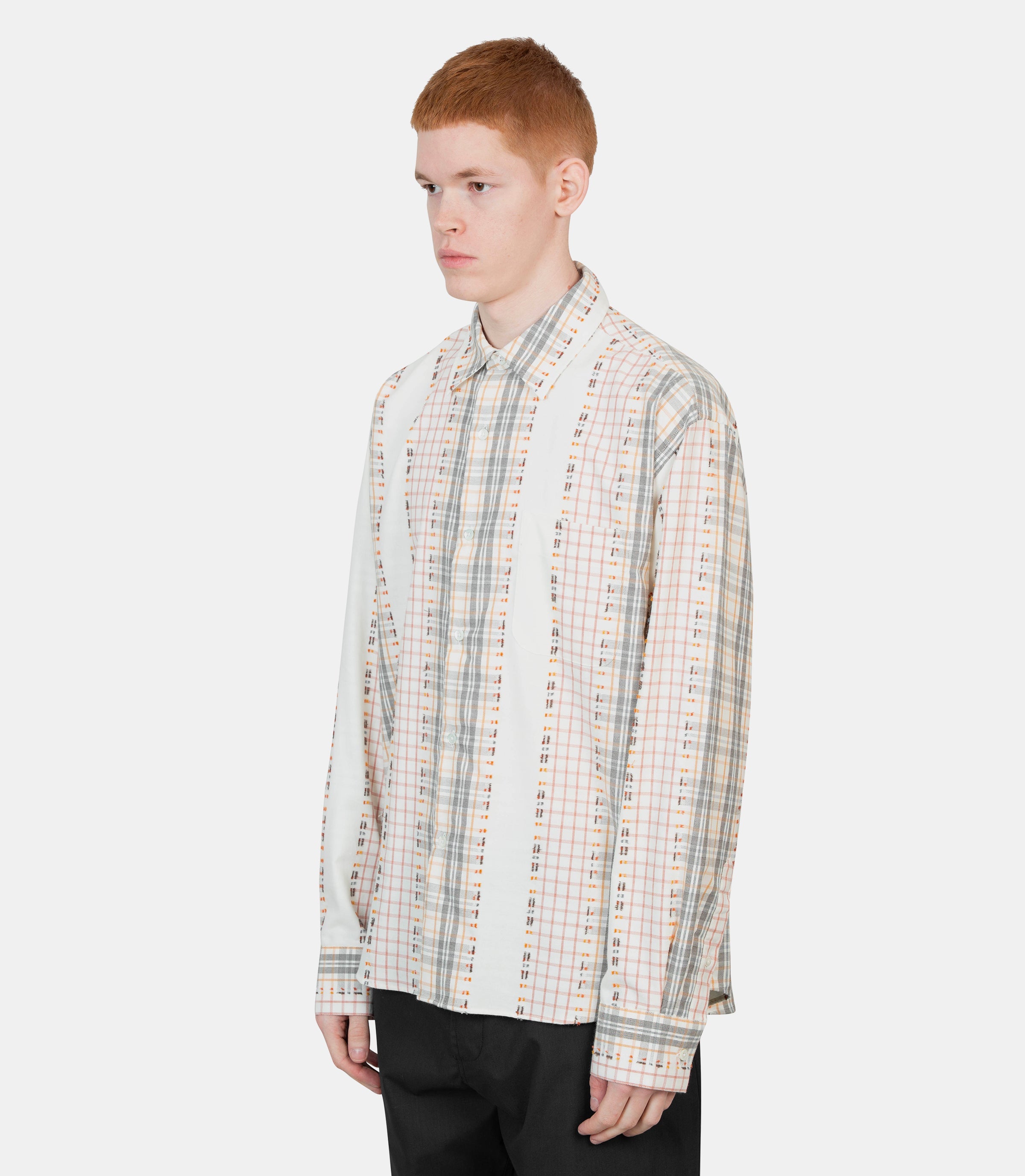 Chemise madeORANGE - CREAM - GRAYFRAYEDCHECK - SVous décidez