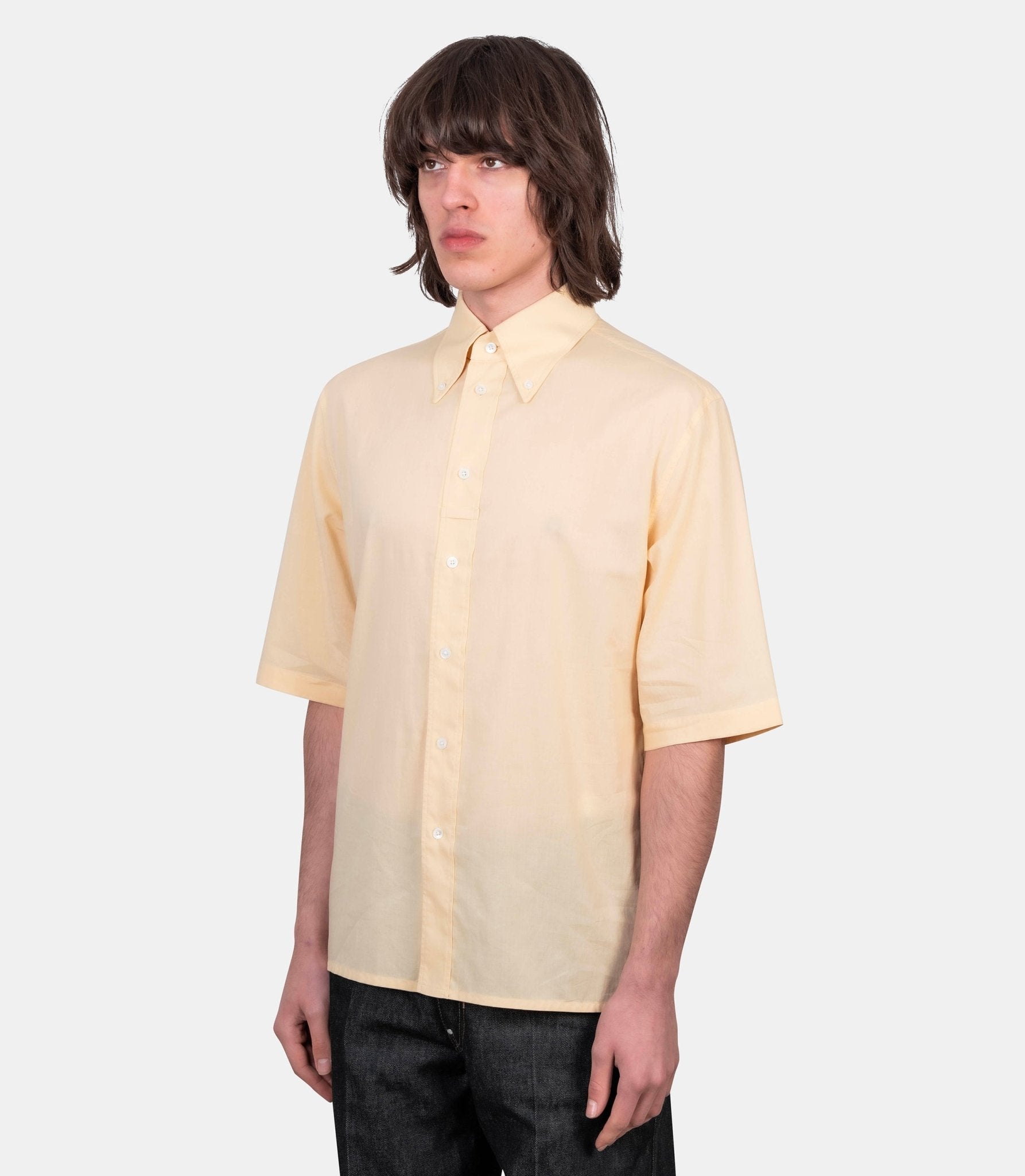 Chemise manches courtes - SH1249-LF1389-YE504-48 - Lemaire