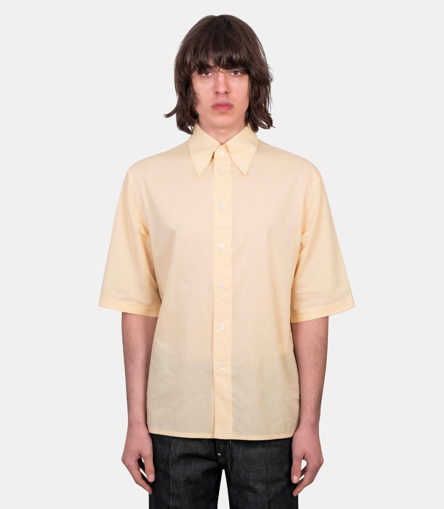 Chemise manches courtes - SH1249-LF1389-YE504-48 - Lemaire