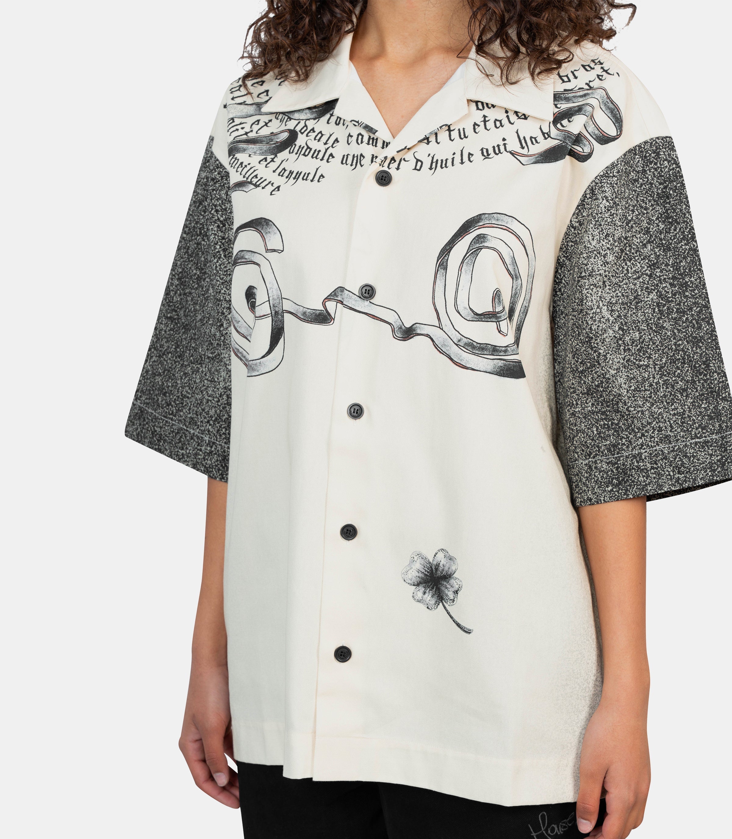 Chemise manches courtes print "tattoo" - 25/34 - U - CH098 - D504 - 030030 - S - Jean paul gaultier