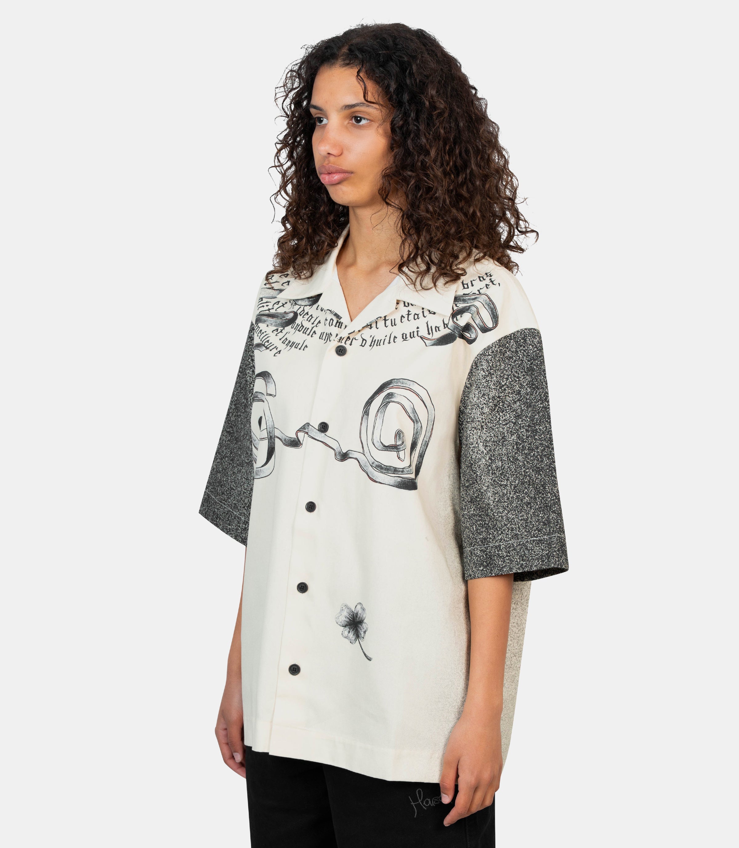 Chemise manches courtes print "tattoo" - 25/34 - U - CH098 - D504 - 030030 - S - Jean paul gaultier