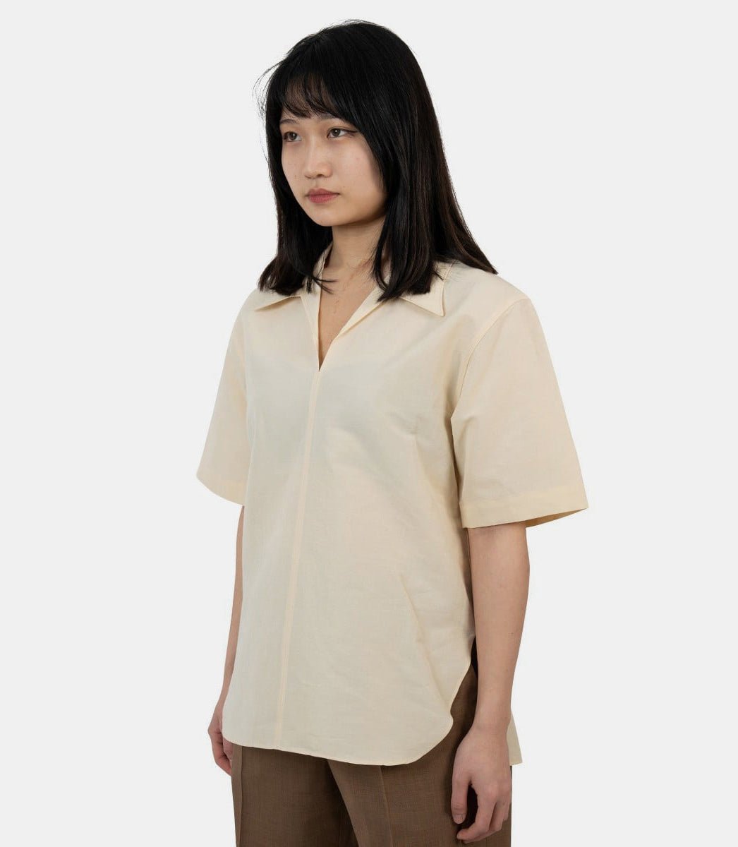 Chemise manches courtesA23SS04LW - ECRU - SS23 - 0Auralee