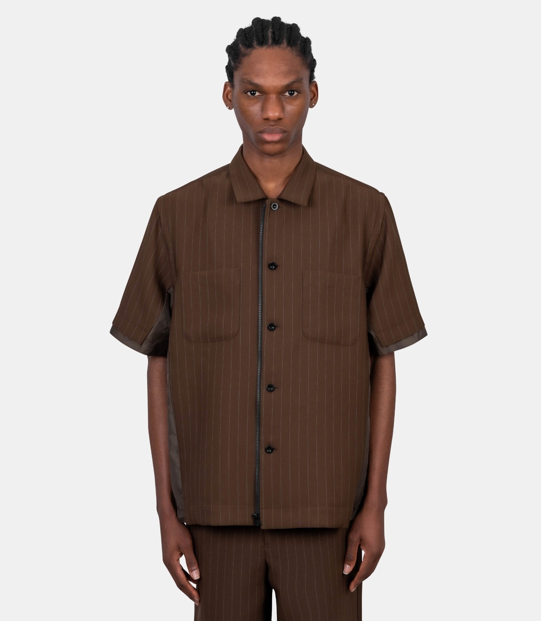 Chemise matelassée - 26-03962M-818-2 - Sacai