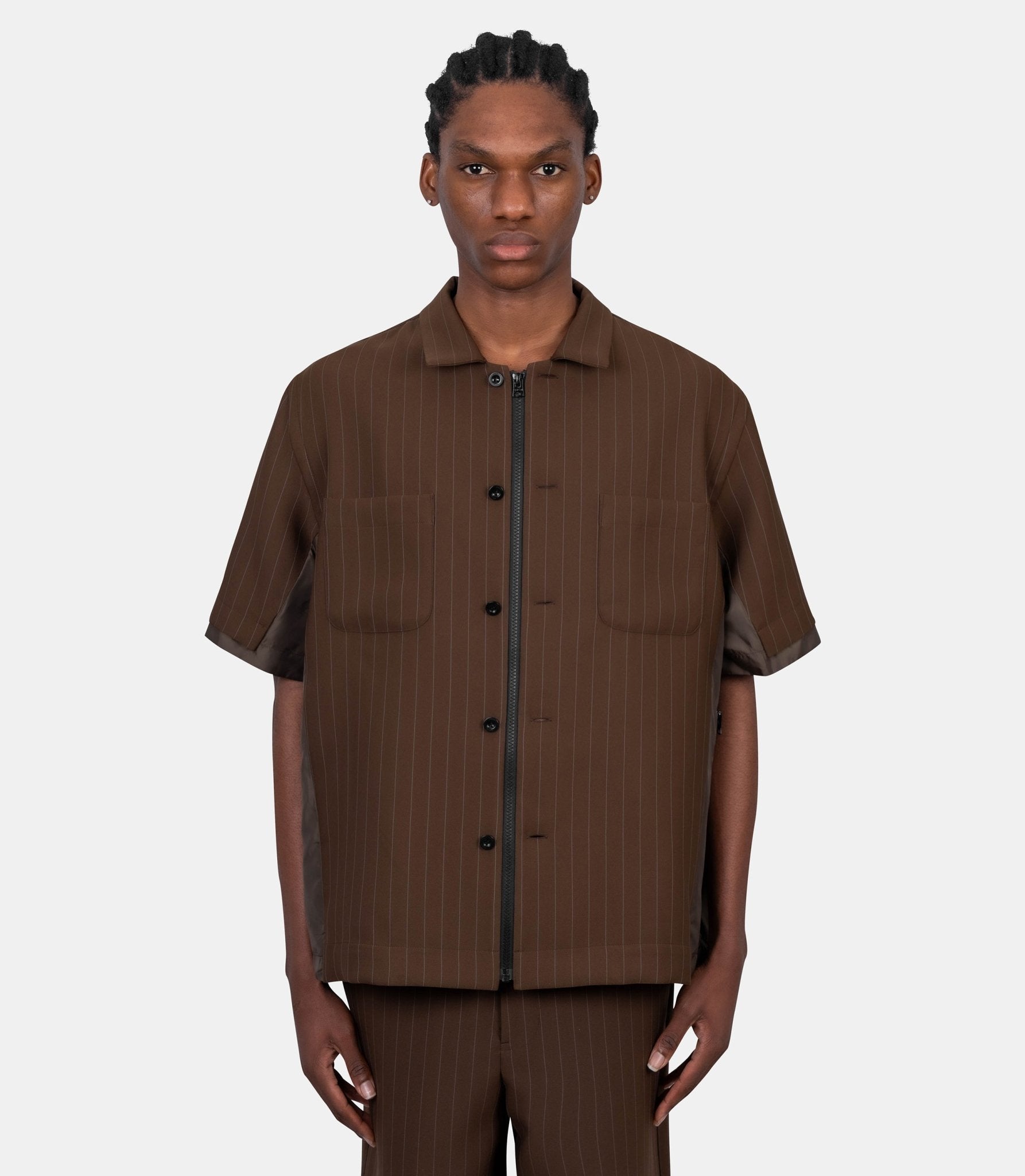 Chemise matelassée - 26-03962M-818-2 - Sacai