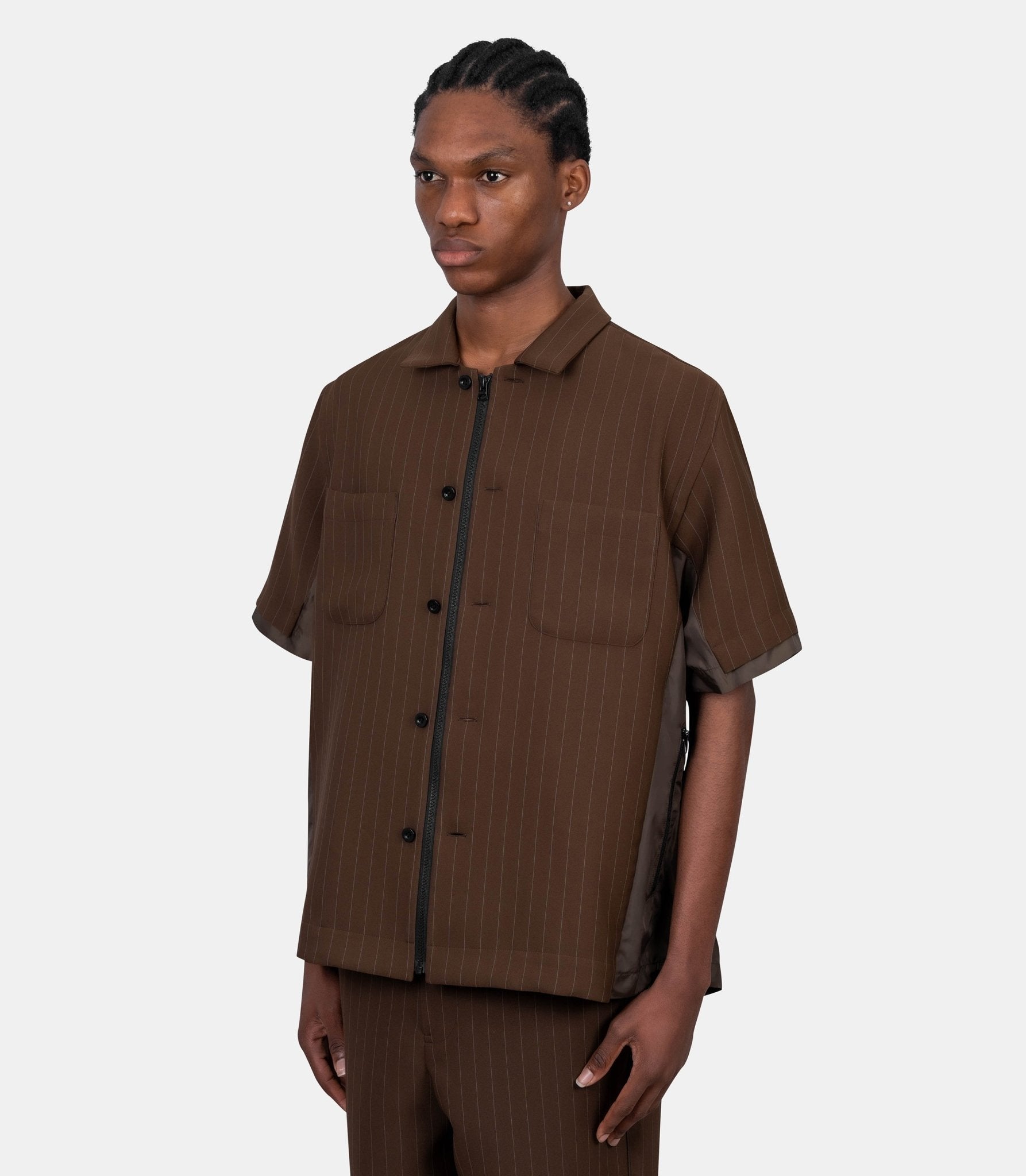 Chemise matelassée - 26-03962M-818-2 - Sacai