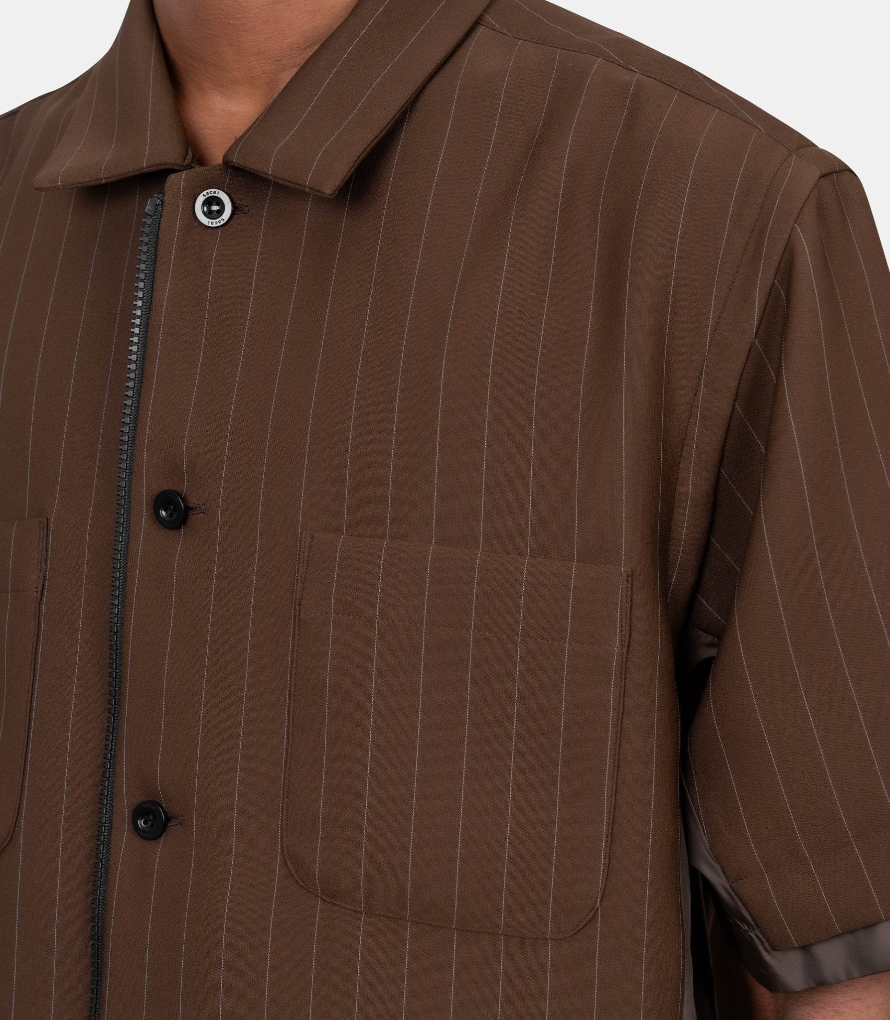 Chemise matelassée - 26-03962M-818-2 - Sacai