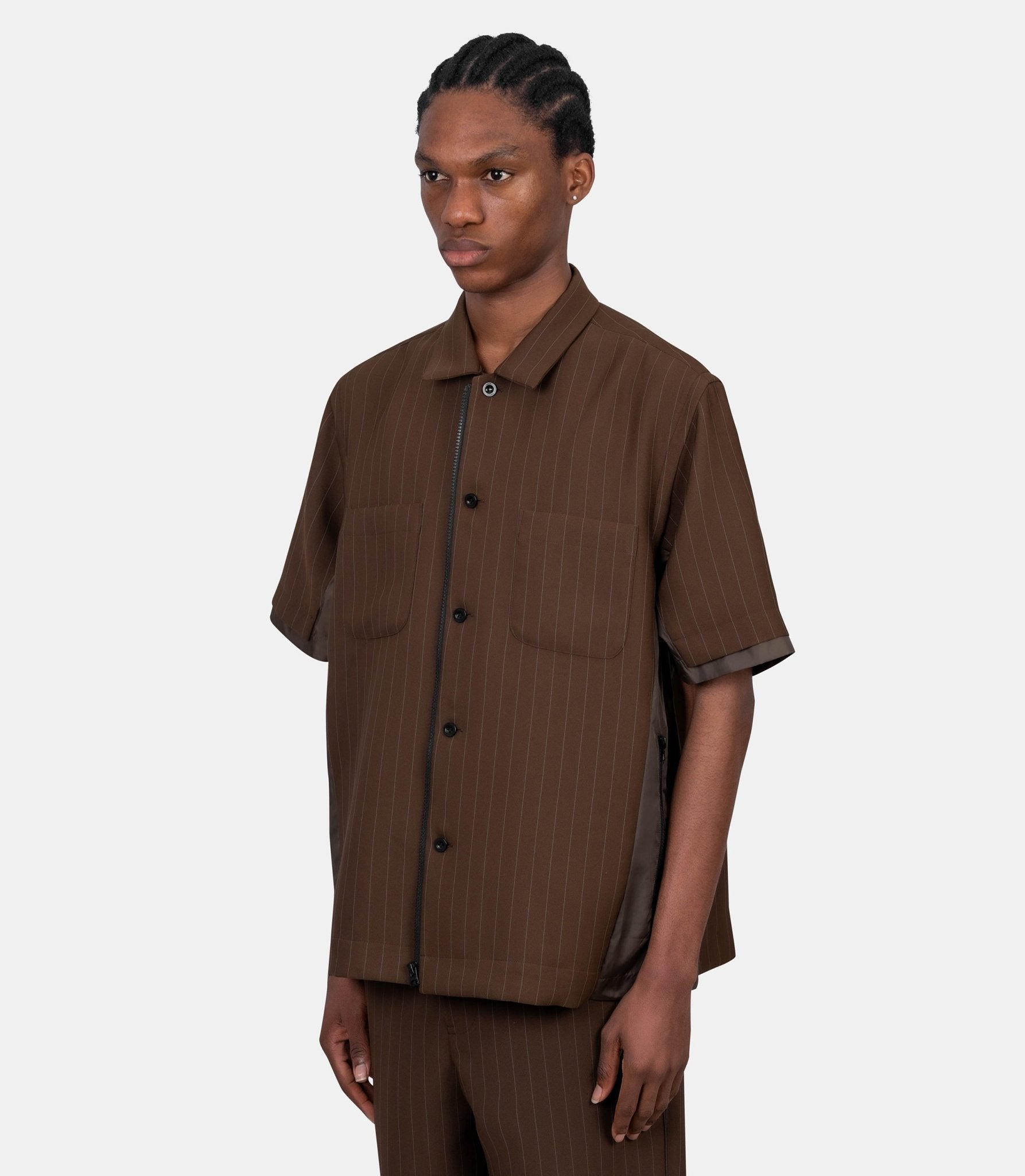 Chemise matelassée - 26-03962M-818-2 - Sacai