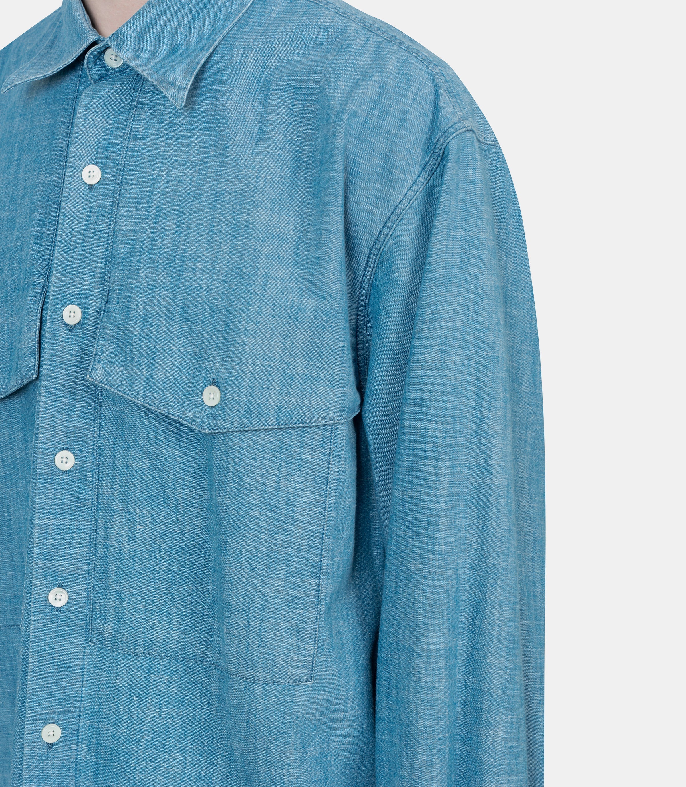 Chemise note1251 - MIDBLUE - MSunflower