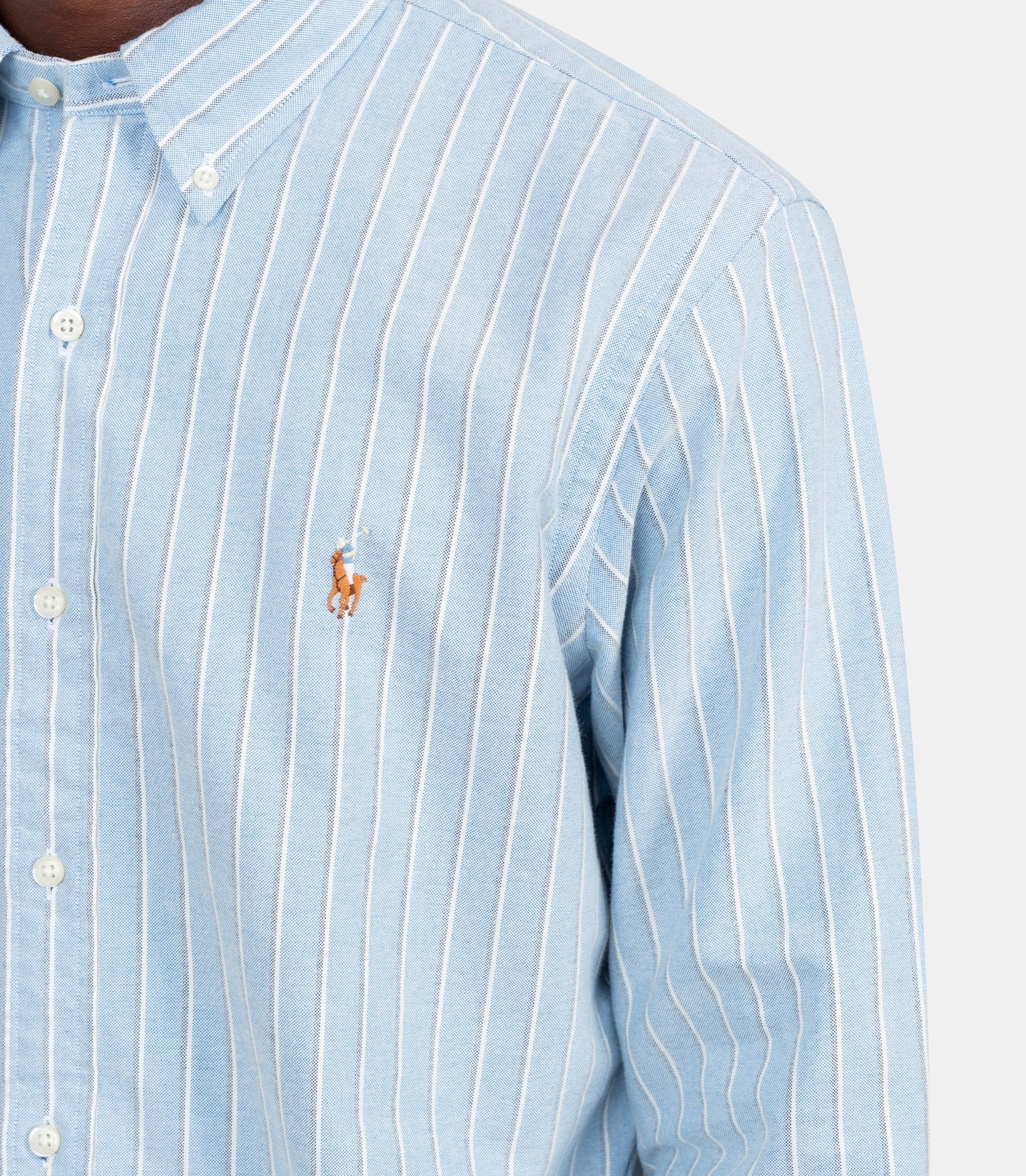 Chemise oxford stretch à rayures - 710928918008 - M - Polo ralph lauren