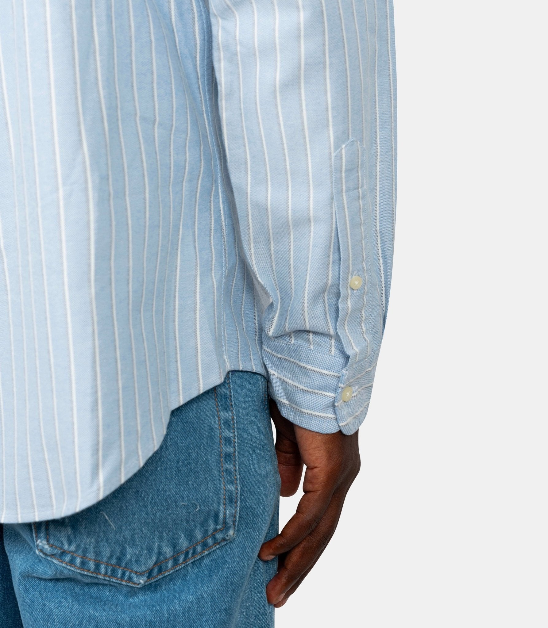 Chemise oxford stretch à rayures - 710928918008 - M - Polo ralph lauren