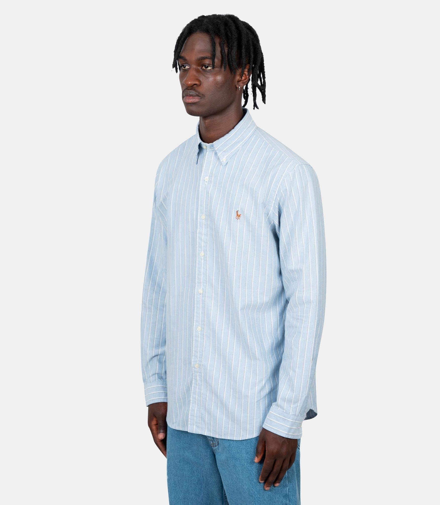 Chemise oxford stretch à rayures - 710928918008 - M - Polo ralph lauren