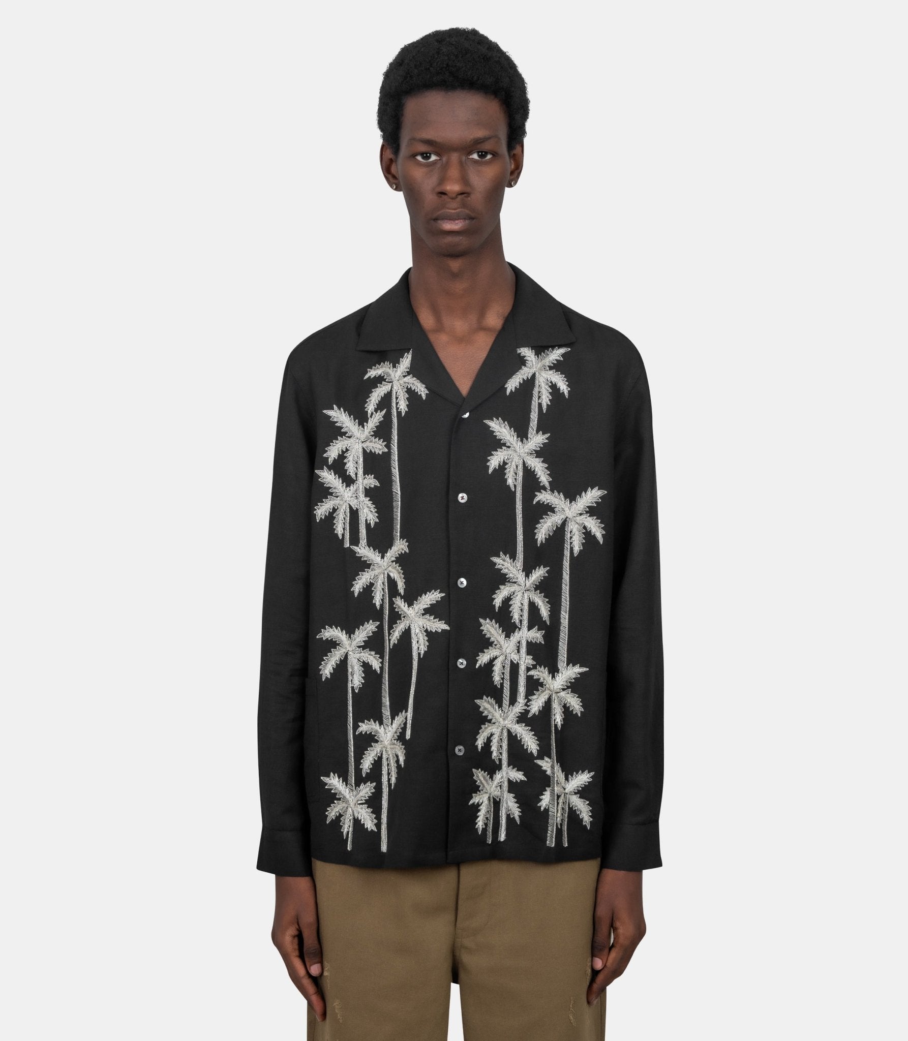 Chemise palm groove - BZFW25SR09862 - 0015 - S - Baziszt