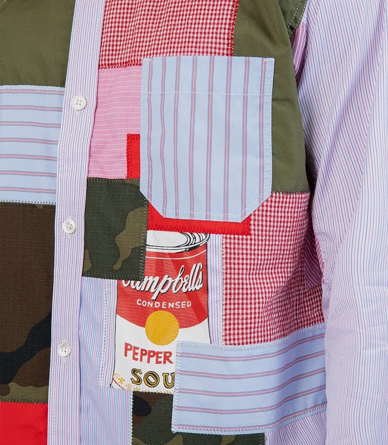 Chemise patchwork andy warholWK - B007 - 051 - 1 - SS23 - 3Junya watanabe