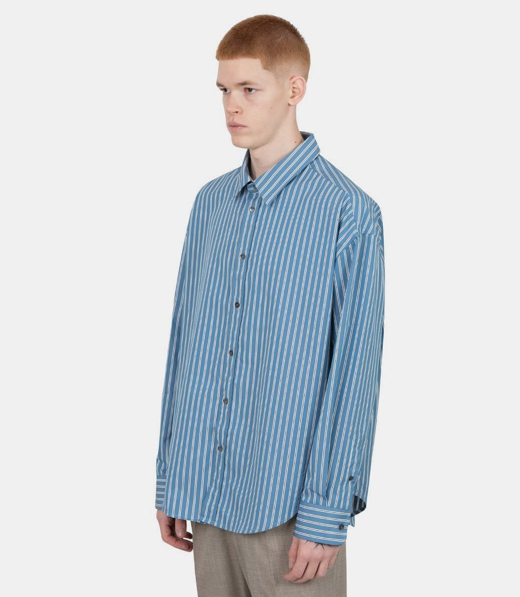 Chemise rayée boxyHSH191 - CO0108 - 4505 - 38Ami