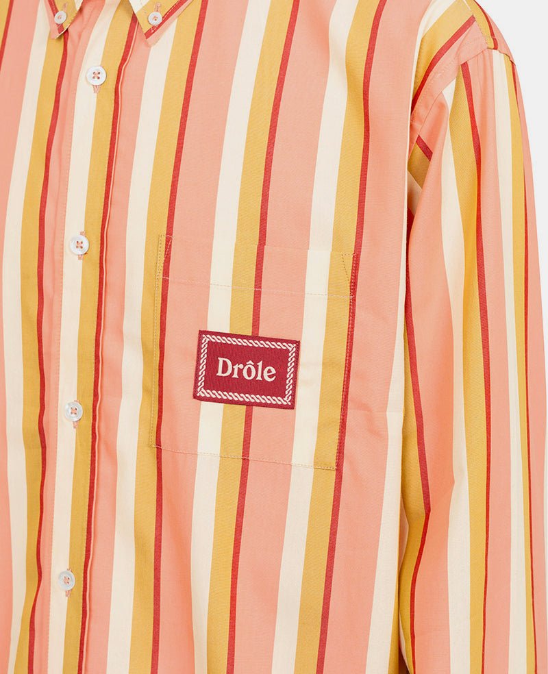 Chemise rayée - G - SH208 - CO117 - CR - M - Drôle de monsieur