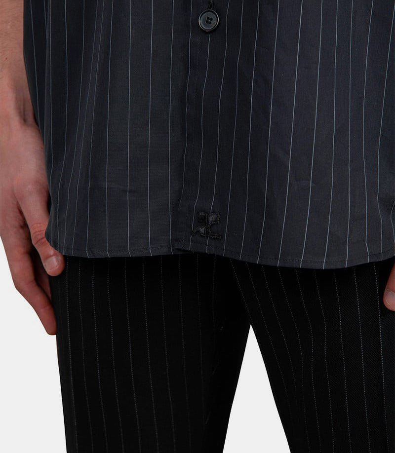 Chemise rayure popeline124CCH023C00097 - B044 - SS24 - MCourrèges
