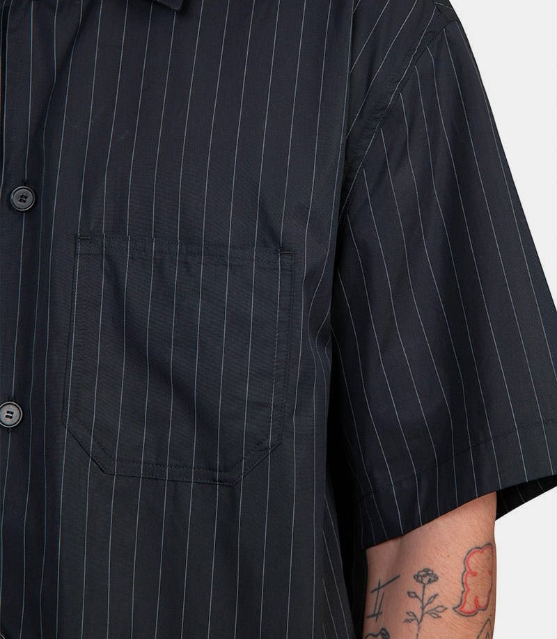 Chemise rayure popeline124CCH023C00097 - B044 - SS24 - MCourrèges