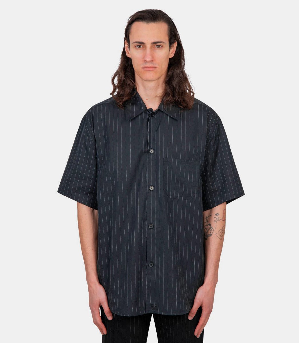 Chemise rayure popeline124CCH023C00097 - B044 - SS24 - MCourrèges