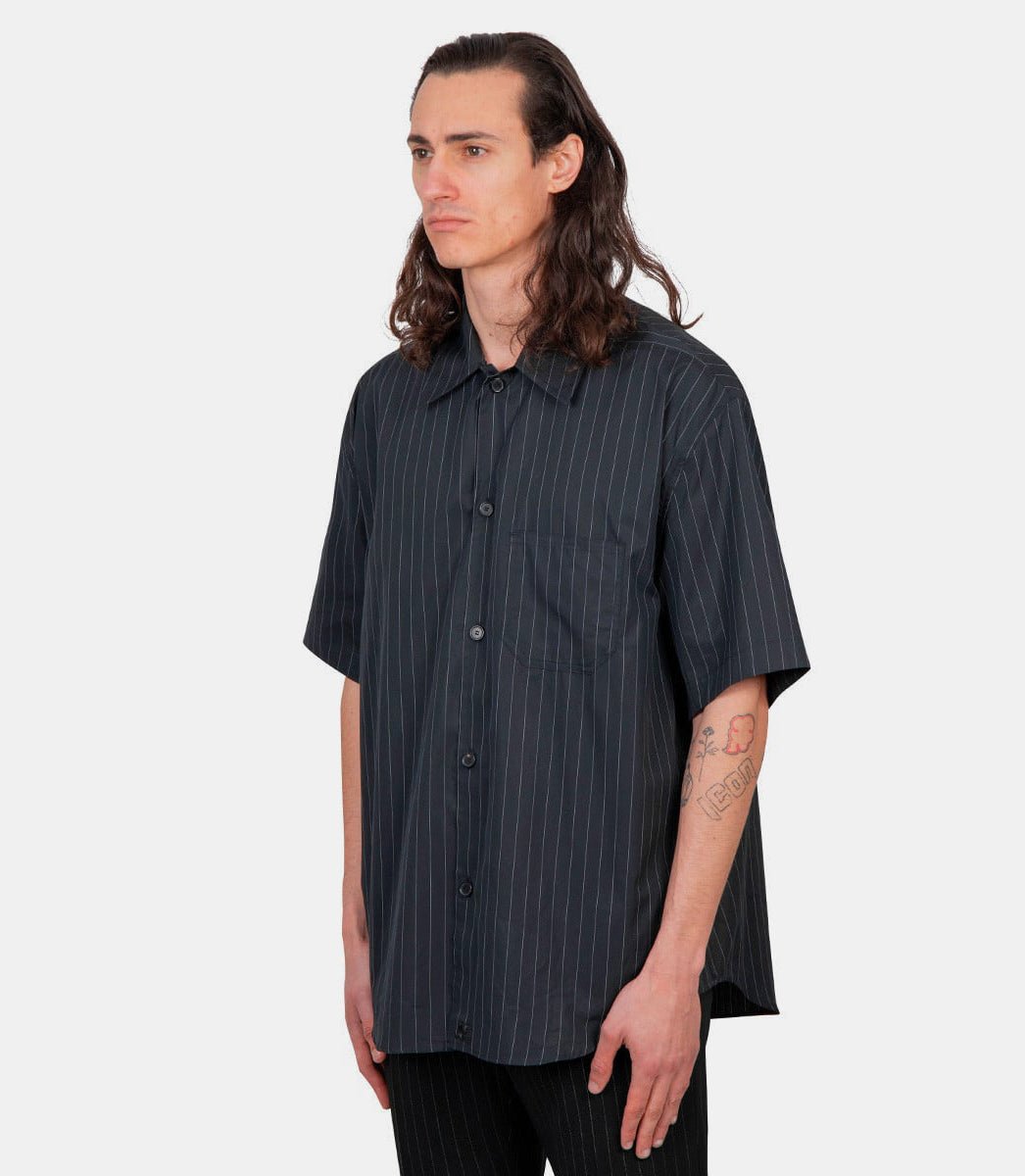 Chemise rayure popeline124CCH023C00097 - B044 - SS24 - MCourrèges