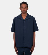 Chemise resort seersucker - QM00407WC5082-0413-S - Maison kitsuné