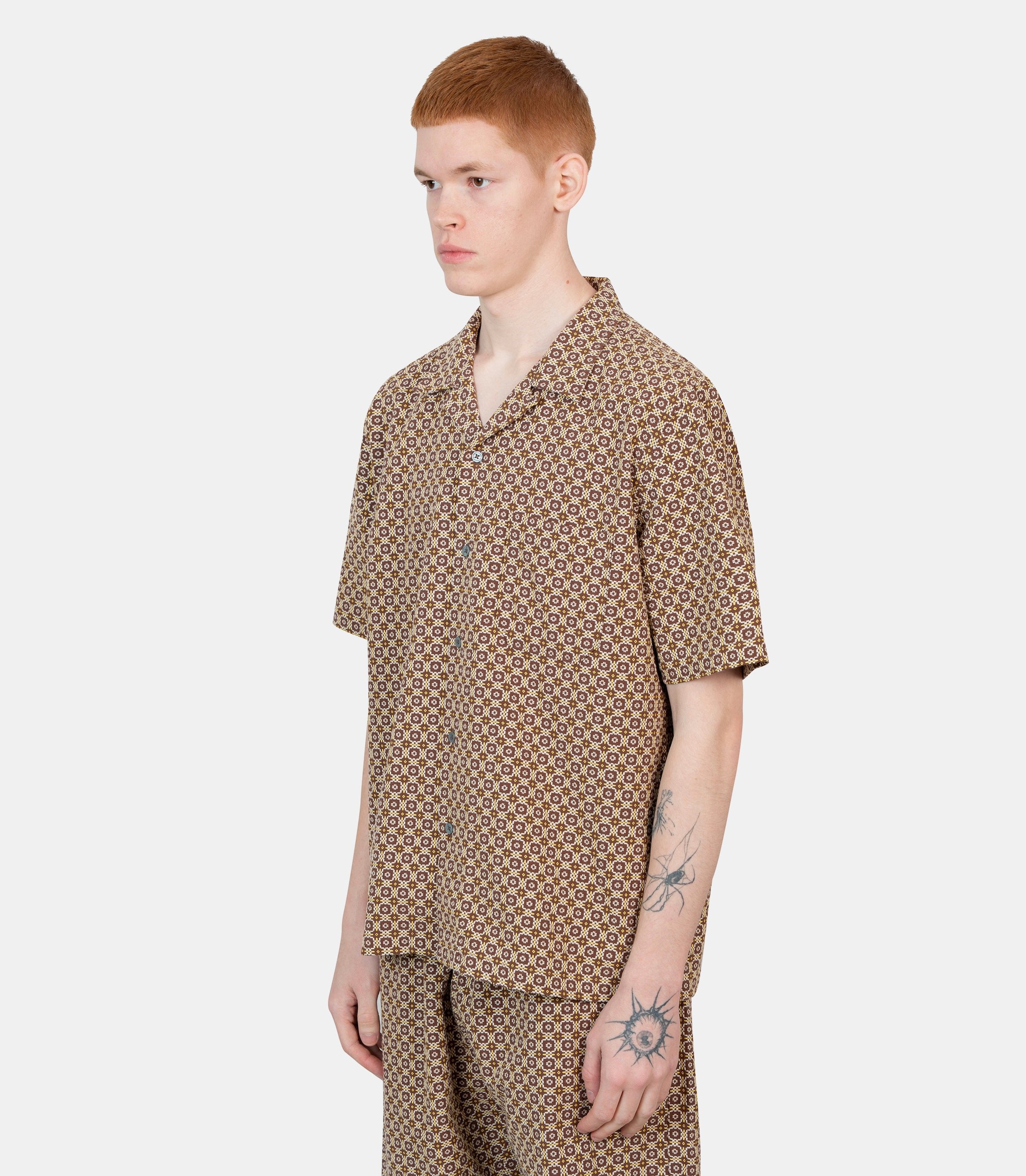Chemise road - 32652 - BROWN - S - Universal works.