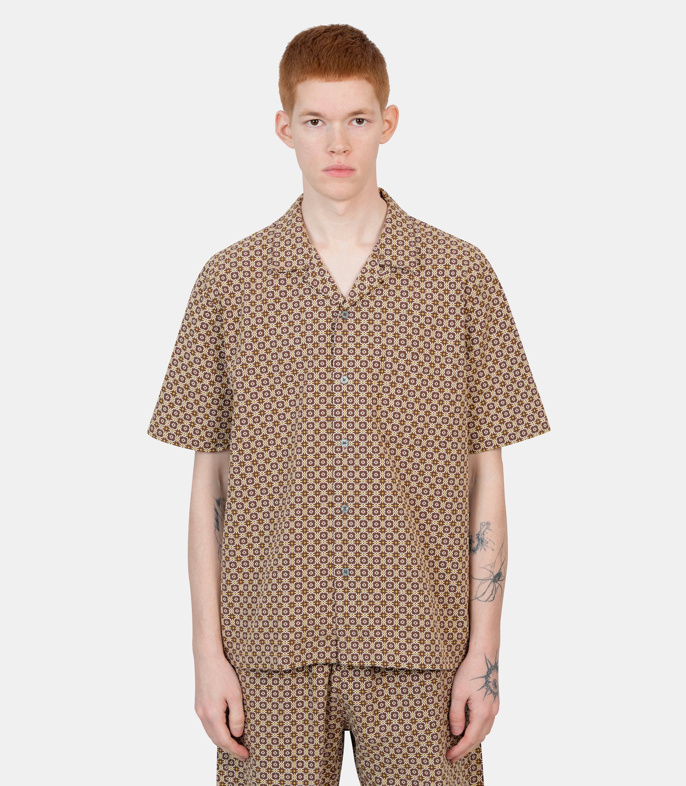 Chemise road - 32652 - BROWN - S - Universal works.