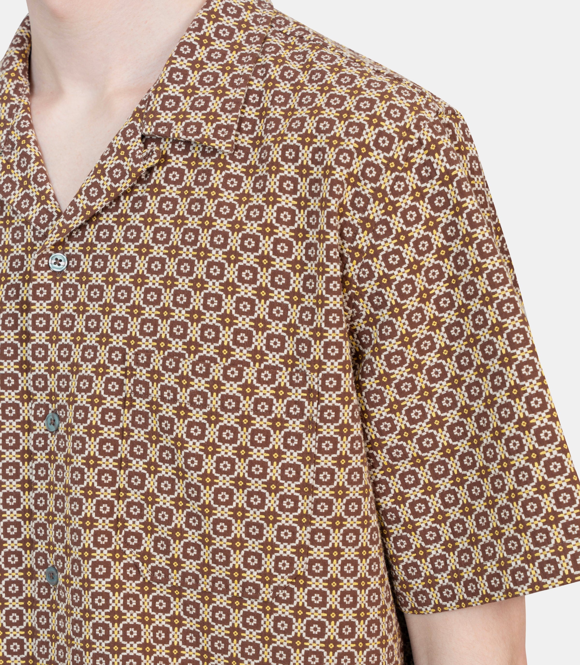 Chemise road - 32652 - BROWN - S - Universal works.