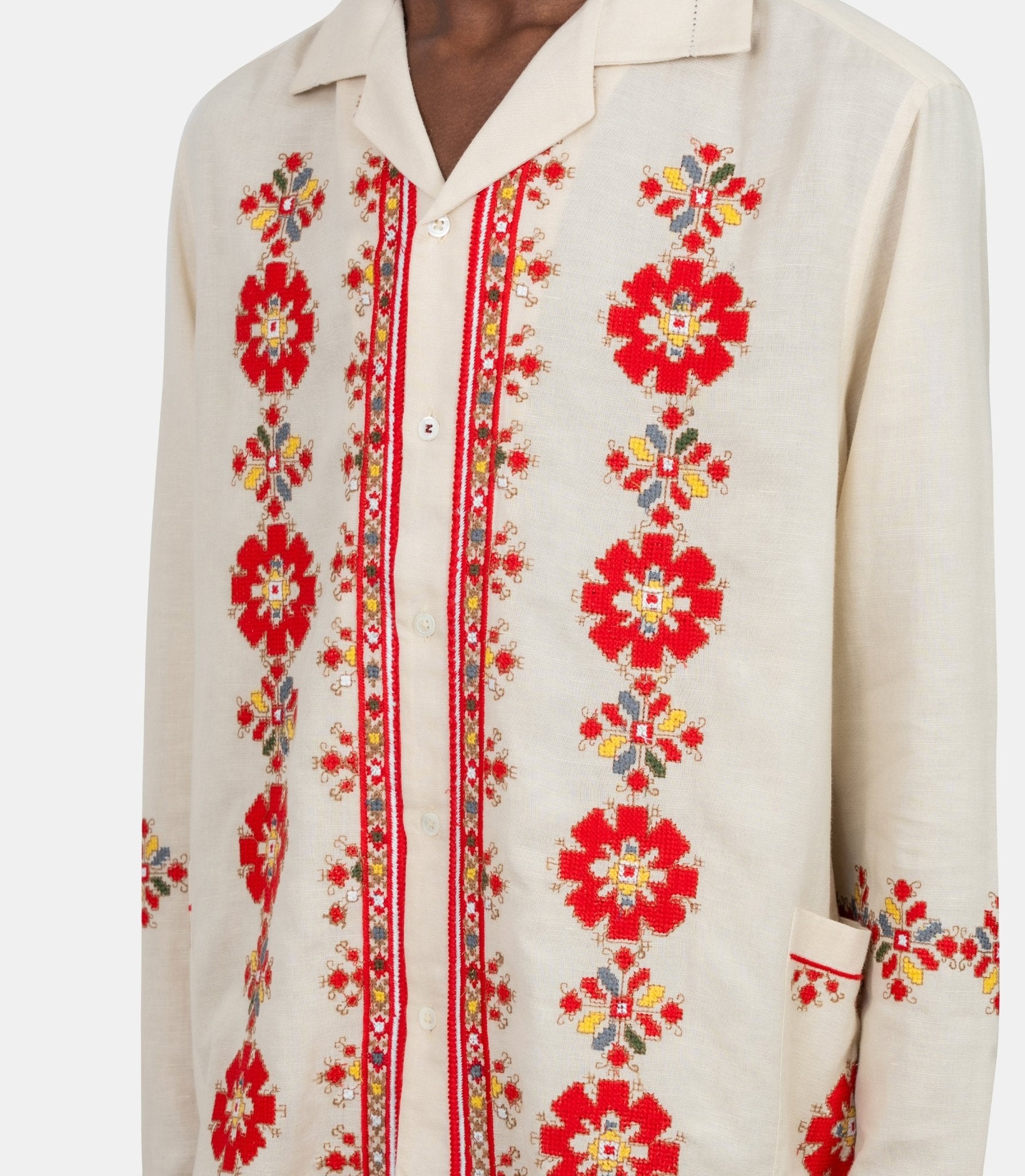 Chemise roses are red - BZFW25SR11862 - 0269 - M - Baziszt