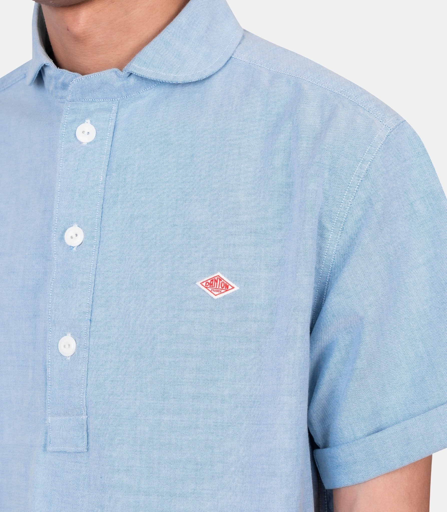 Chemise round collar po - DT-B0284-SOX-BLUE-38 - Danton