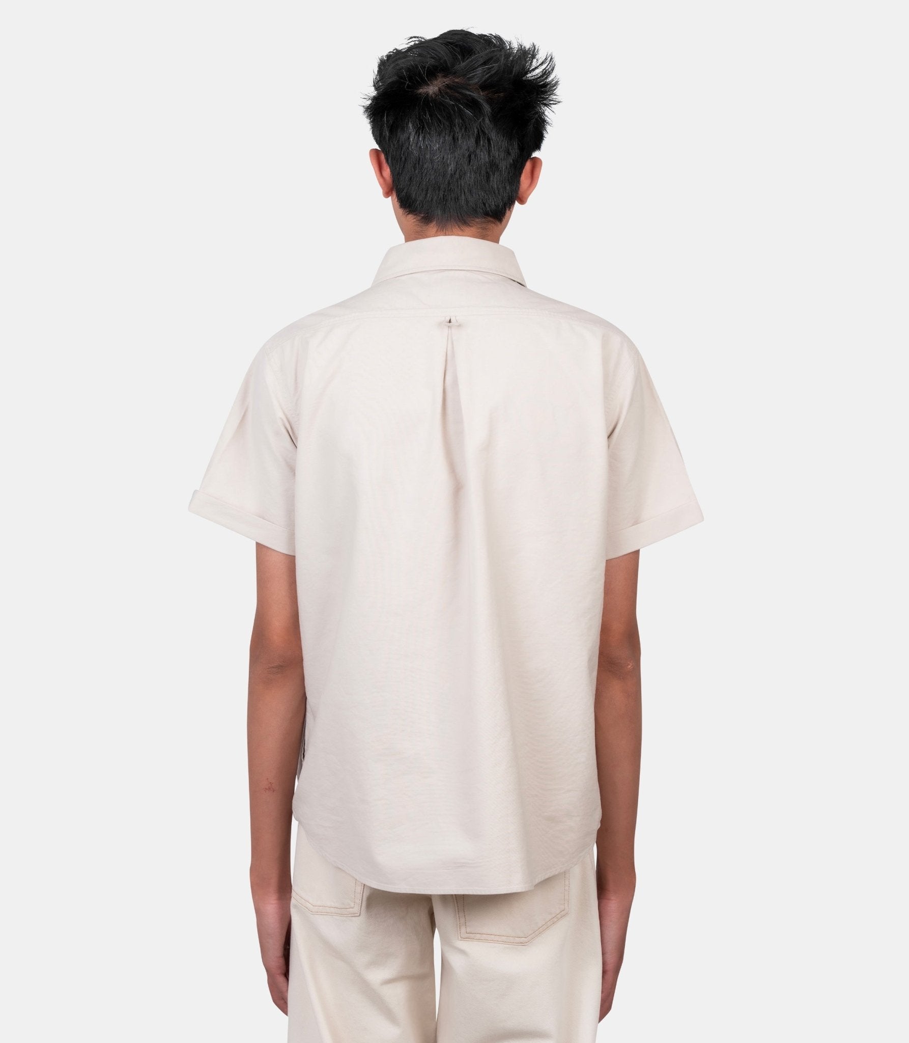 Chemise round collar po - DT-B0284-SOX-OYSTER-38 - Danton