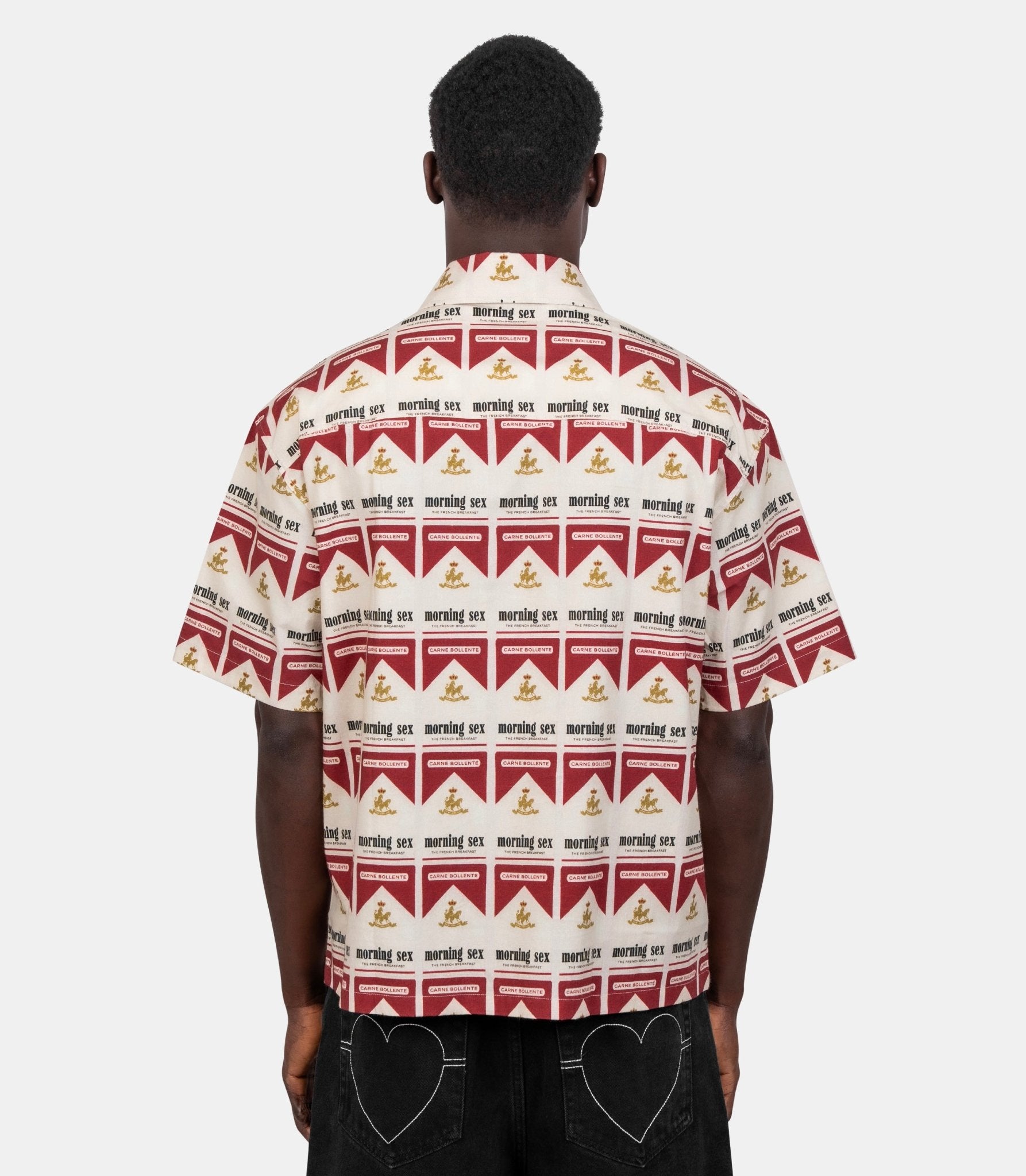 Chemise smoking hot - SS26SSS0201-allover-S - Carne bollente