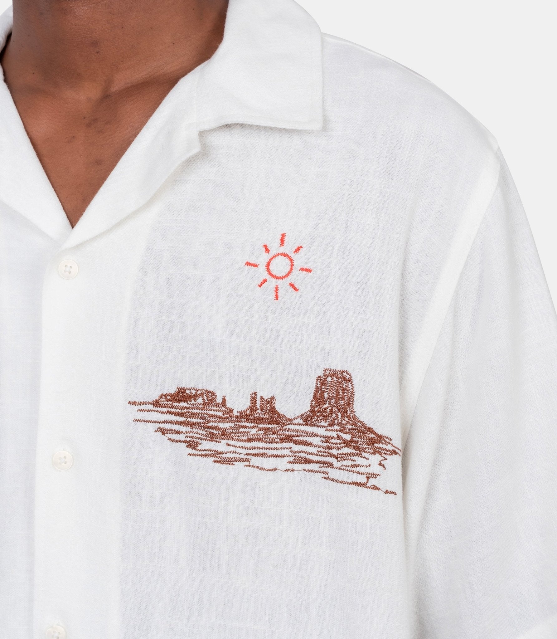 Chemise tomorrow has already spoken camp - 01D-06-012-BONE-S - One of these days