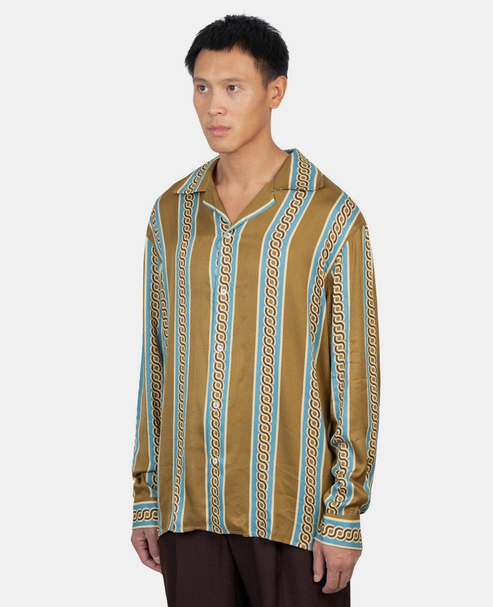 Chemise tressée ml - sh185 - vi013 - ms - fw24 - s - Drôle de monsieur