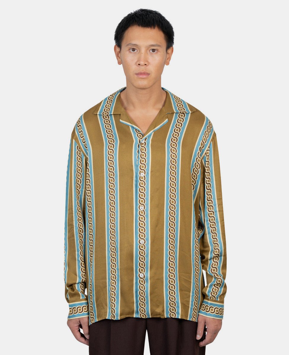 Chemise tressée ml - sh185 - vi013 - ms - fw24 - s - Drôle de monsieur