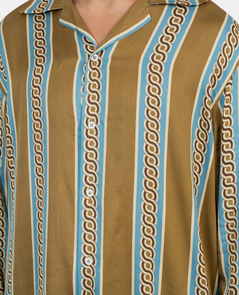 Chemise tressée ml - sh185 - vi013 - ms - fw24 - s - Drôle de monsieur