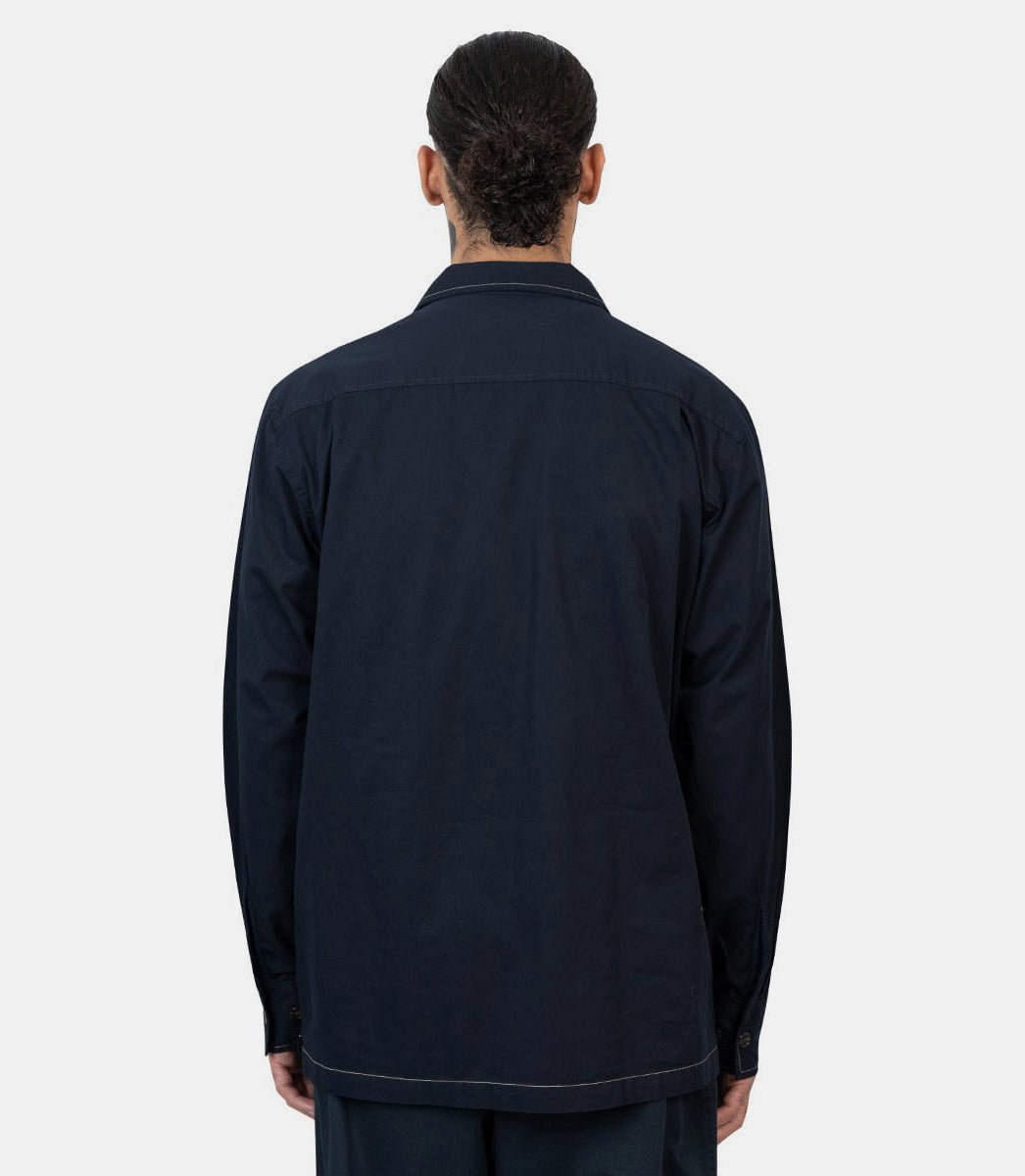 Chemise utilitaire l/s31552 - NAVY - FW24 - SUniversal works.