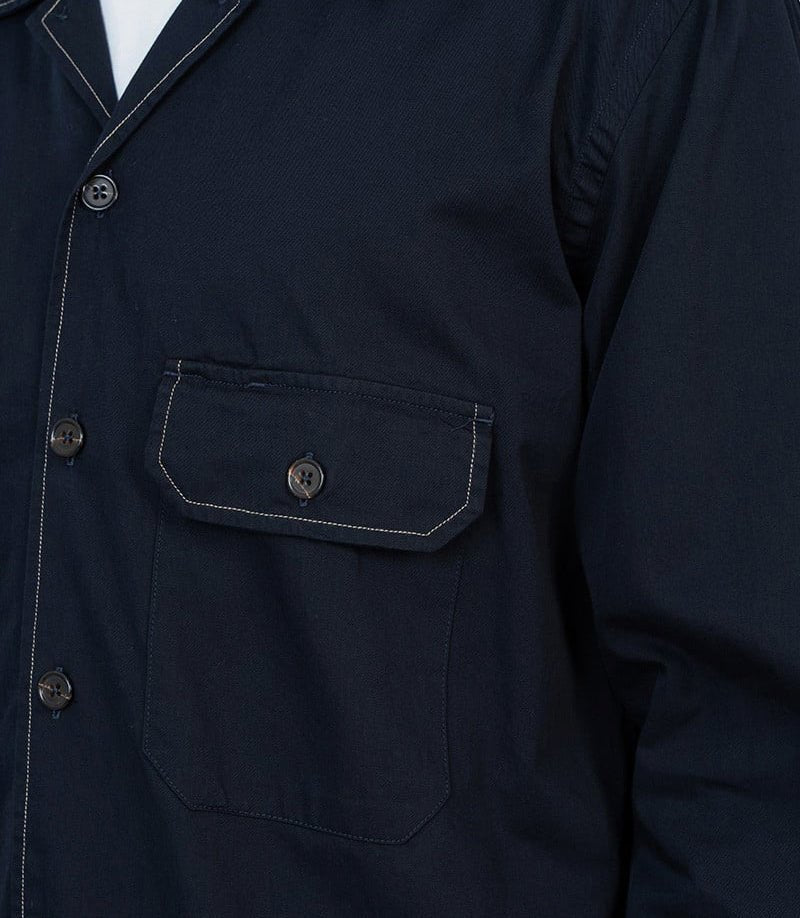 Chemise utilitaire l/s31552 - NAVY - FW24 - SUniversal works.