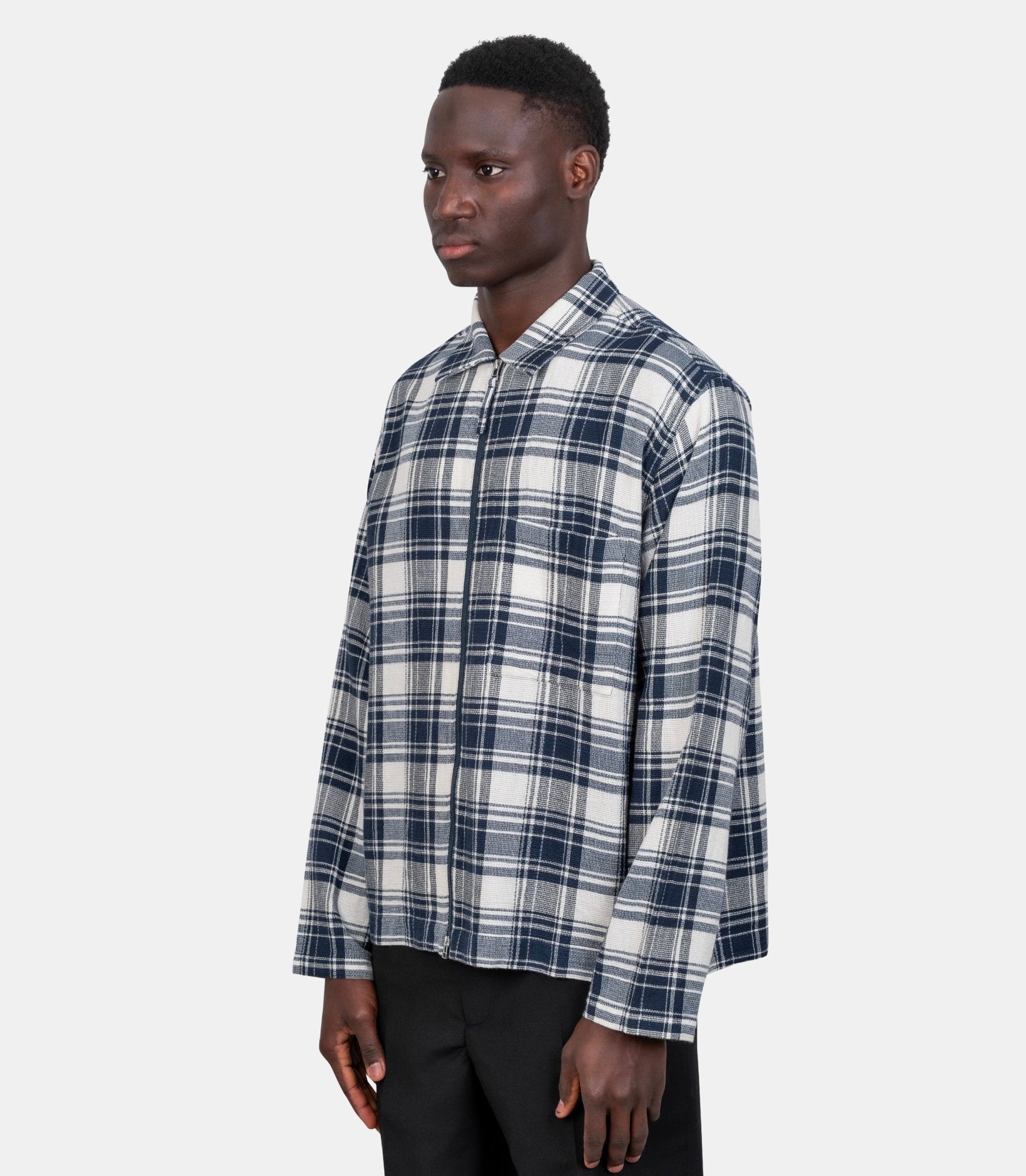 Chemise zippé - 34184 -S - Universal works.