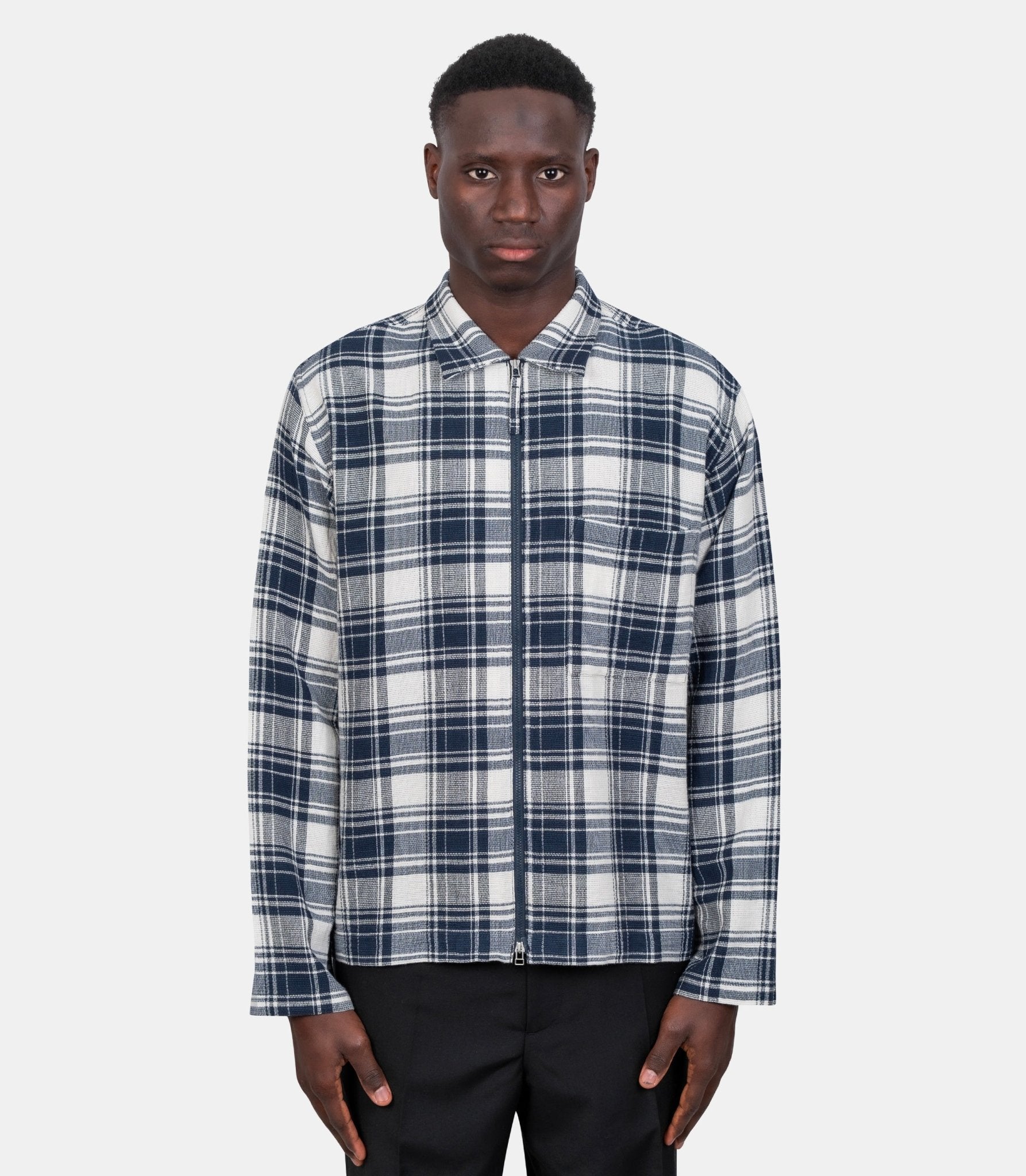 Chemise zippé - 34184 -S - Universal works.